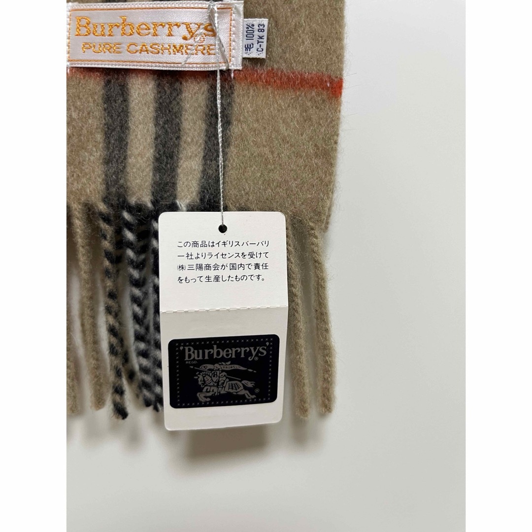 BURBERRY - BURBERRY バーバリー カシミア100％ タグ付き未使用品