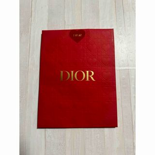 ディオール(Dior)のdior ディオール　ショップ袋　ショッパー　レッド(ショップ袋)