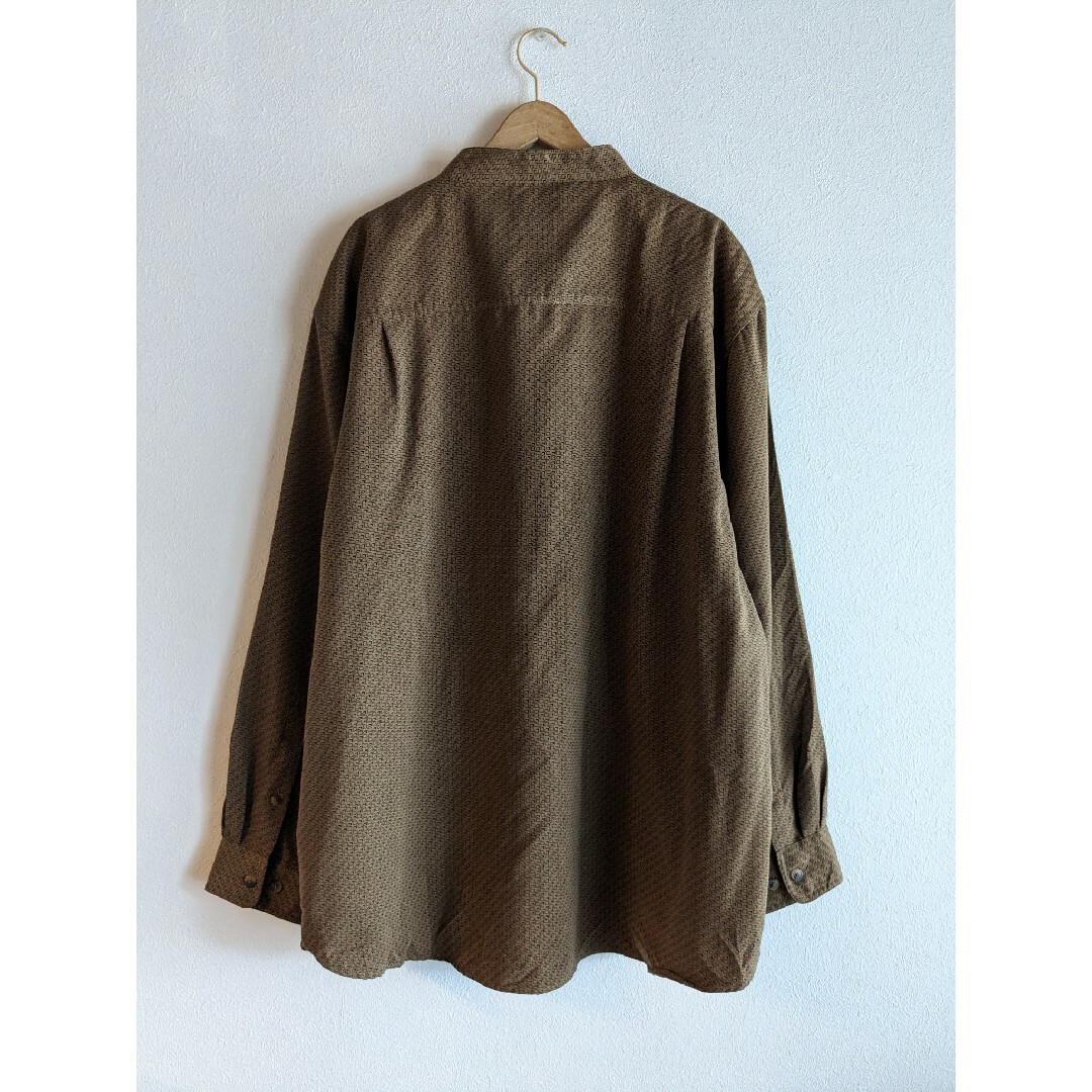 BEAUTY&YOUTH UNITED ARROWS(ビューティアンドユースユナイテッドアローズ)のGEORGE SUEDE BAND COLLAR SHIRT 幾何柄 メンズのトップス(シャツ)の商品写真