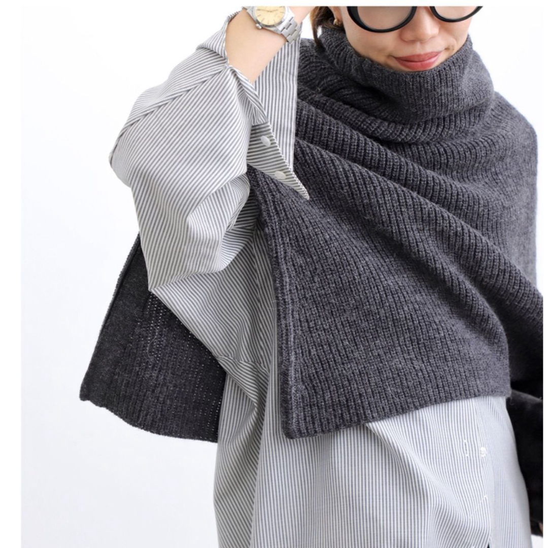 GOOD GRIEF!】 Ribbed Knit Snood GOOD GRIEF!】 Ribbed Knit Snood