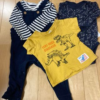 ユニクロ(UNIQLO)のベビー服⭐︎3枚セット(ロンパース)