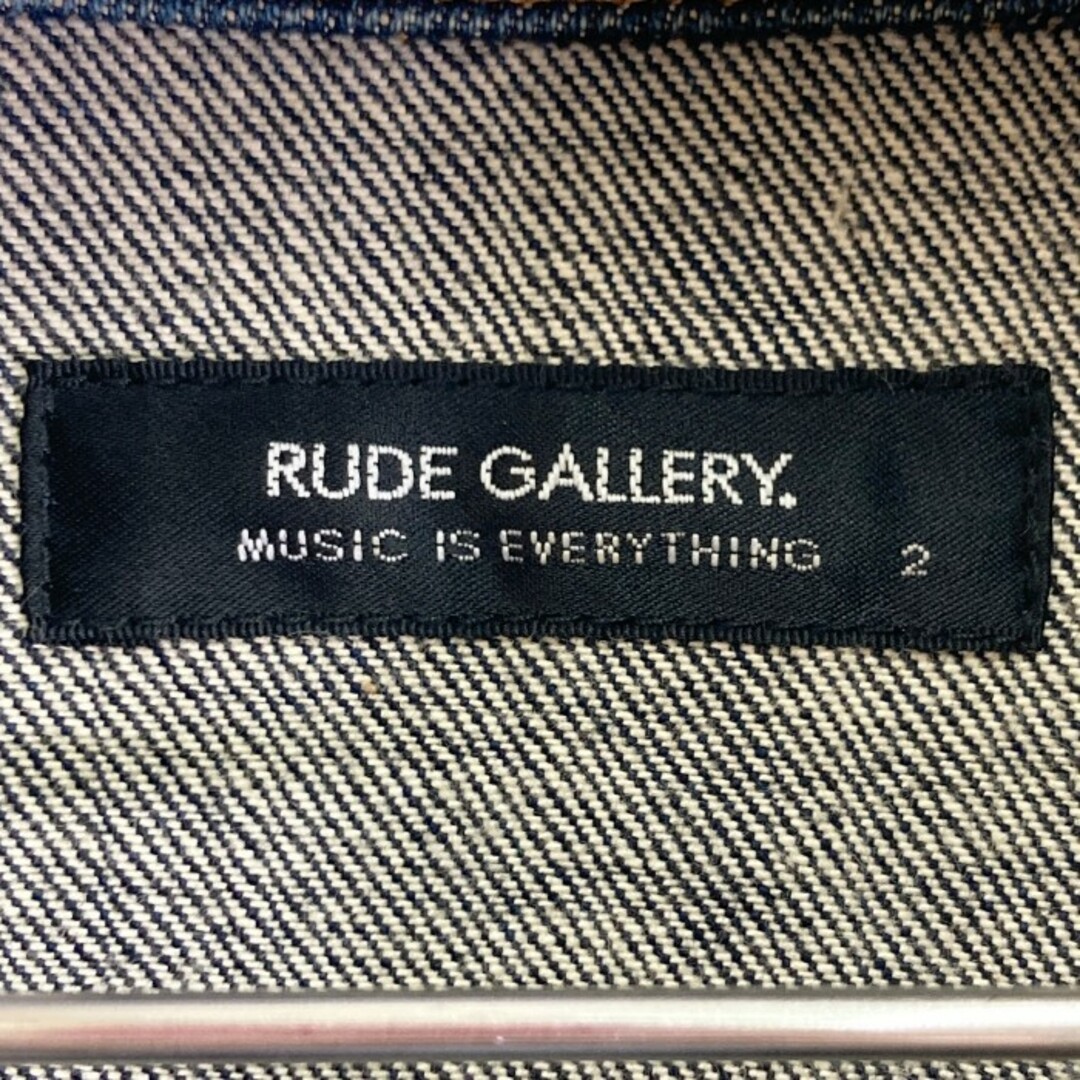 RUDE GALLERY(ルードギャラリー)の★RUDE GALLERY ルードギャラリー Gジャン デニムジャケット インディゴ size2 メンズのジャケット/アウター(Gジャン/デニムジャケット)の商品写真