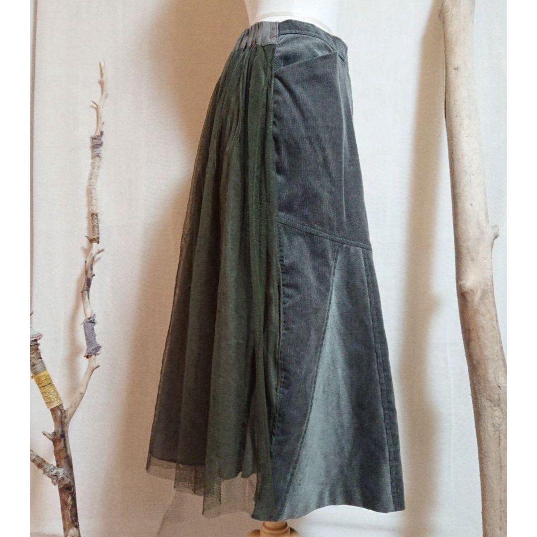 HONEYS(ハニーズ)のリメイクロングブーツスカート レディースのスカート(ロングスカート)の商品写真
