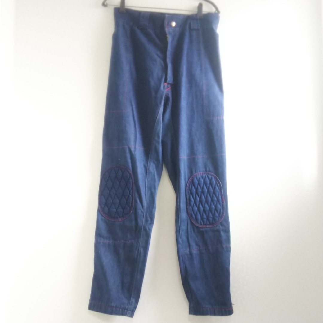 ◆61 入手困難 激 レア 当時物 70s カワサキ バイカーパンツ デニム 紺 メンズのパンツ(デニム/ジーンズ)の商品写真