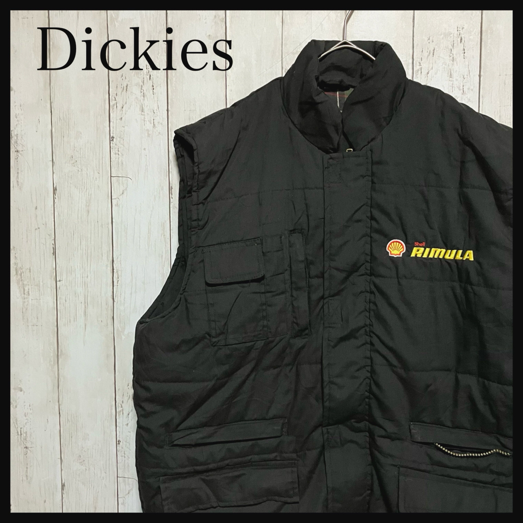 Dickies(ディッキーズ)のZ1020 ディッキーズ 中綿ベスト ワンポイント刺繍ロゴ シェル 企業系 メンズのジャケット/アウター(ダウンベスト)の商品写真