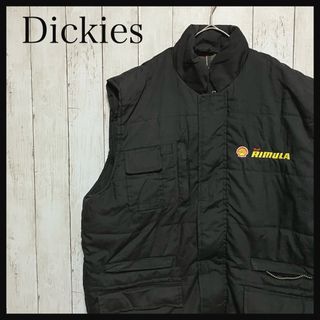 ディッキーズ(Dickies)のZ1020 ディッキーズ 中綿ベスト ワンポイント刺繍ロゴ シェル 企業系(ダウンベスト)