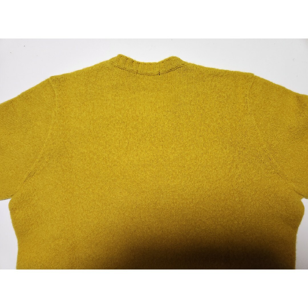 Drumohr(ドルモア)の【美品】ドルモア　Drumohr　シャギードッグ　クルーネックニット　黄色　46 メンズのトップス(ニット/セーター)の商品写真