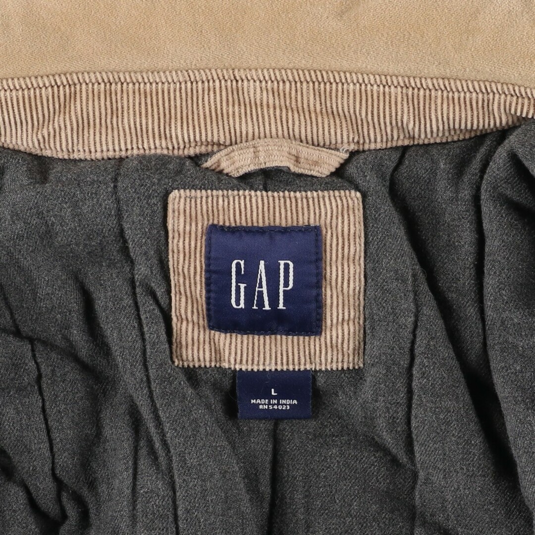 GAP(ギャップ)の古着 ギャップ GAP 中綿入り コーデュロイジャケット メンズL /eaa407816 メンズのジャケット/アウター(Gジャン/デニムジャケット)の商品写真