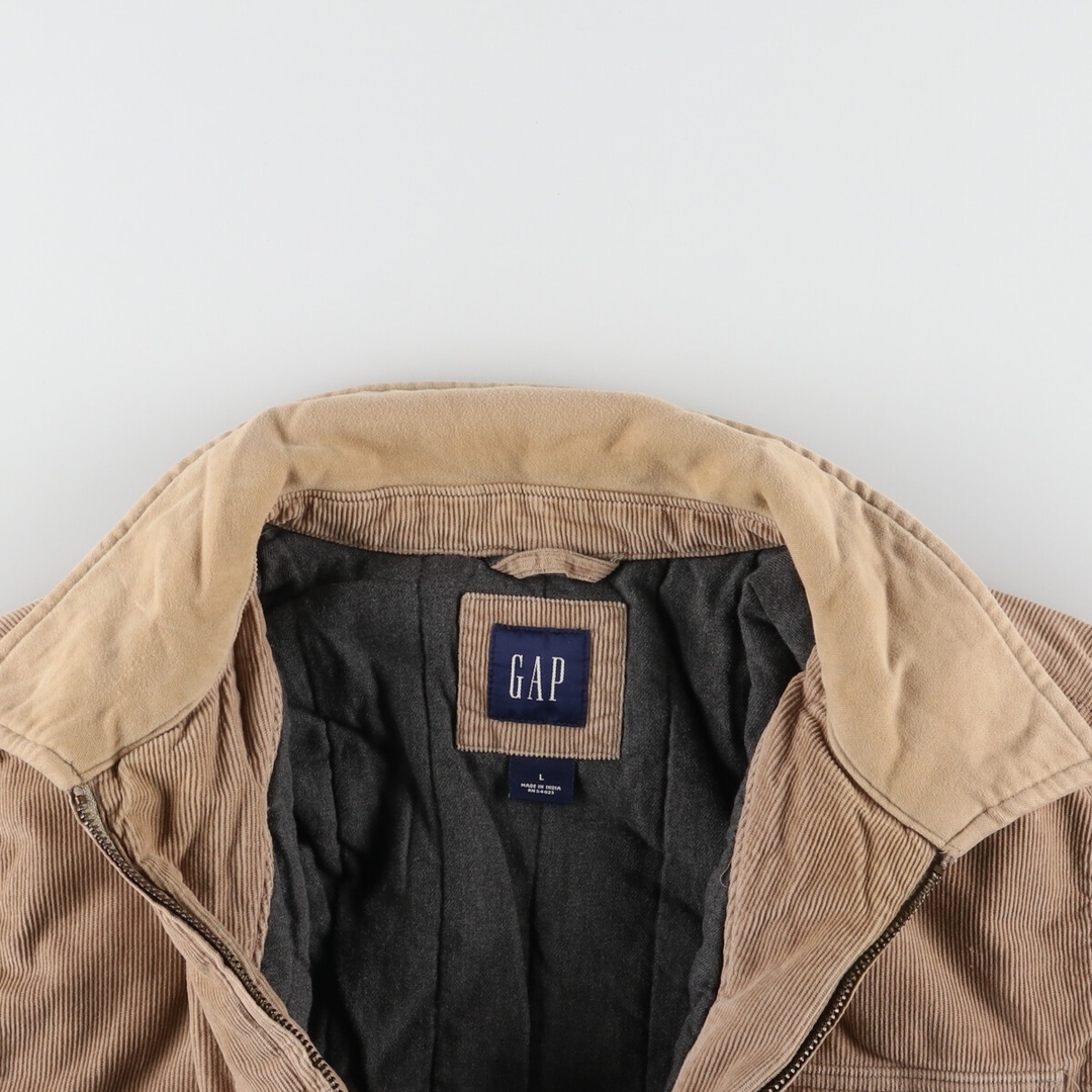 GAP(ギャップ)の古着 ギャップ GAP 中綿入り コーデュロイジャケット メンズL /eaa407816 メンズのジャケット/アウター(Gジャン/デニムジャケット)の商品写真