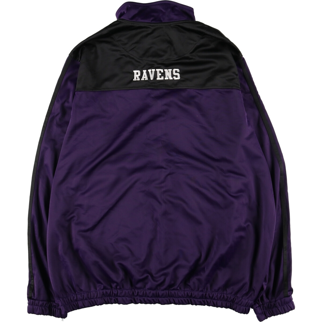 古着 NFL BALTIMORE RAVENS ボルチモアレイブンズ ジャージ トラックジャケット メンズXL /eaa407243 メンズのジャケット/アウター(その他)の商品写真