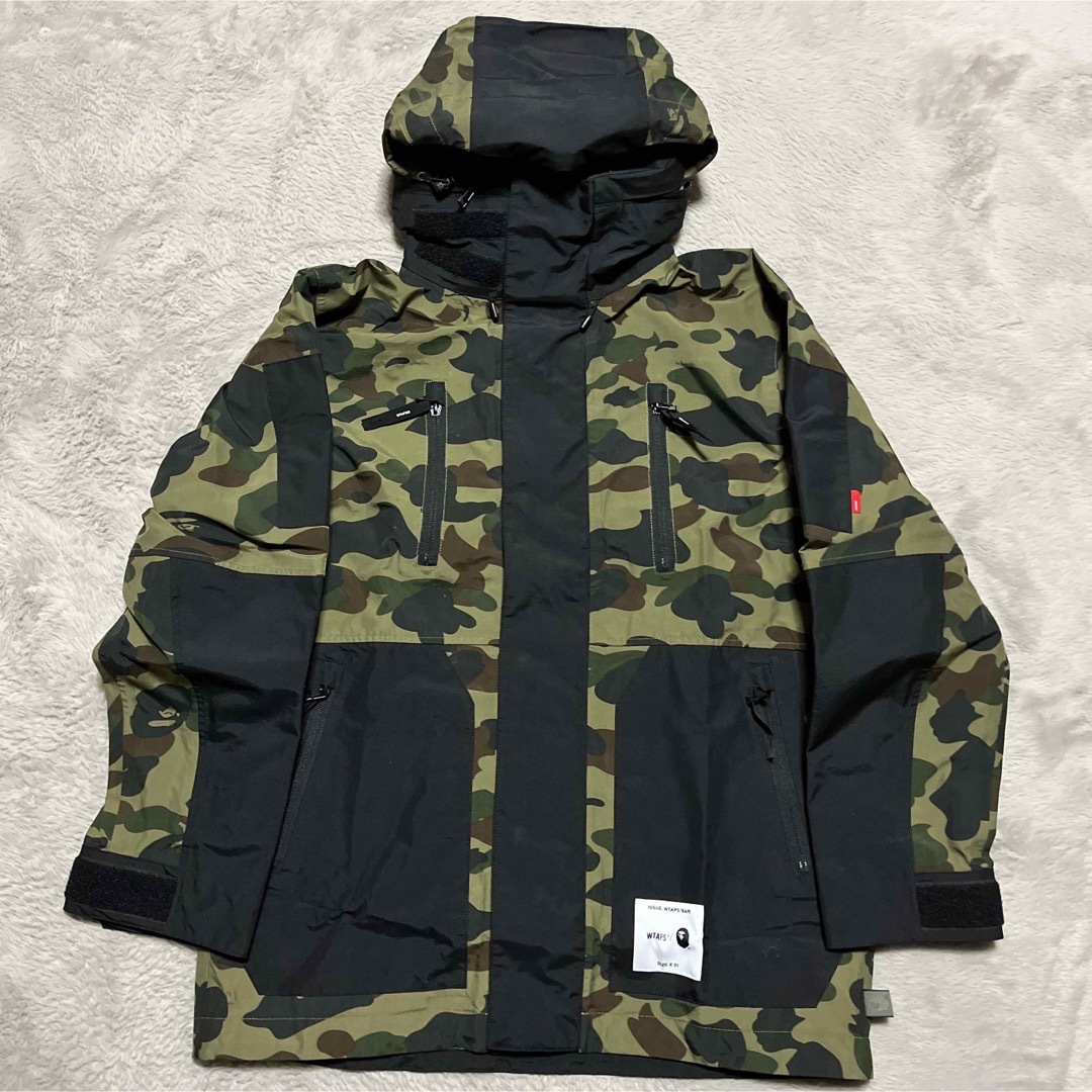 メンズAPE BAPE KAWS WTAPS SHERPA  JACKET パーカー