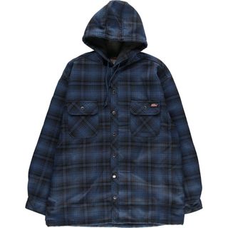 ディッキーズ(Dickies)の古着 ディッキーズ Dickies フード付き ワークシャツジャケット メンズXL /eaa407225(その他)