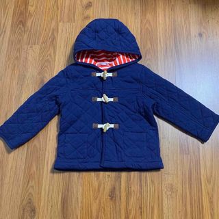 ボーデン(Boden)のbaby boden キルティングジャケット 2-3y ダッフルコート(ジャケット/上着)