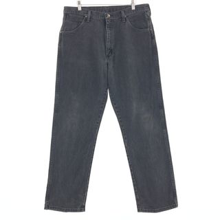 ラングラー(Wrangler)の古着 90年代 ラングラー Wrangler RELAXED FIT ブラックデニム デニムパンツ メンズw36 ヴィンテージ /taa002444(デニム/ジーンズ)