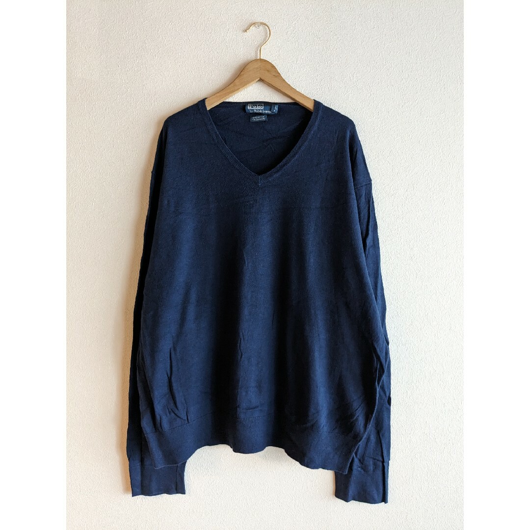 POLO RALPH LAUREN(ポロラルフローレン)のRalph Lauren COTTON CASHMERE V-NECK KNIT メンズのトップス(ニット/セーター)の商品写真