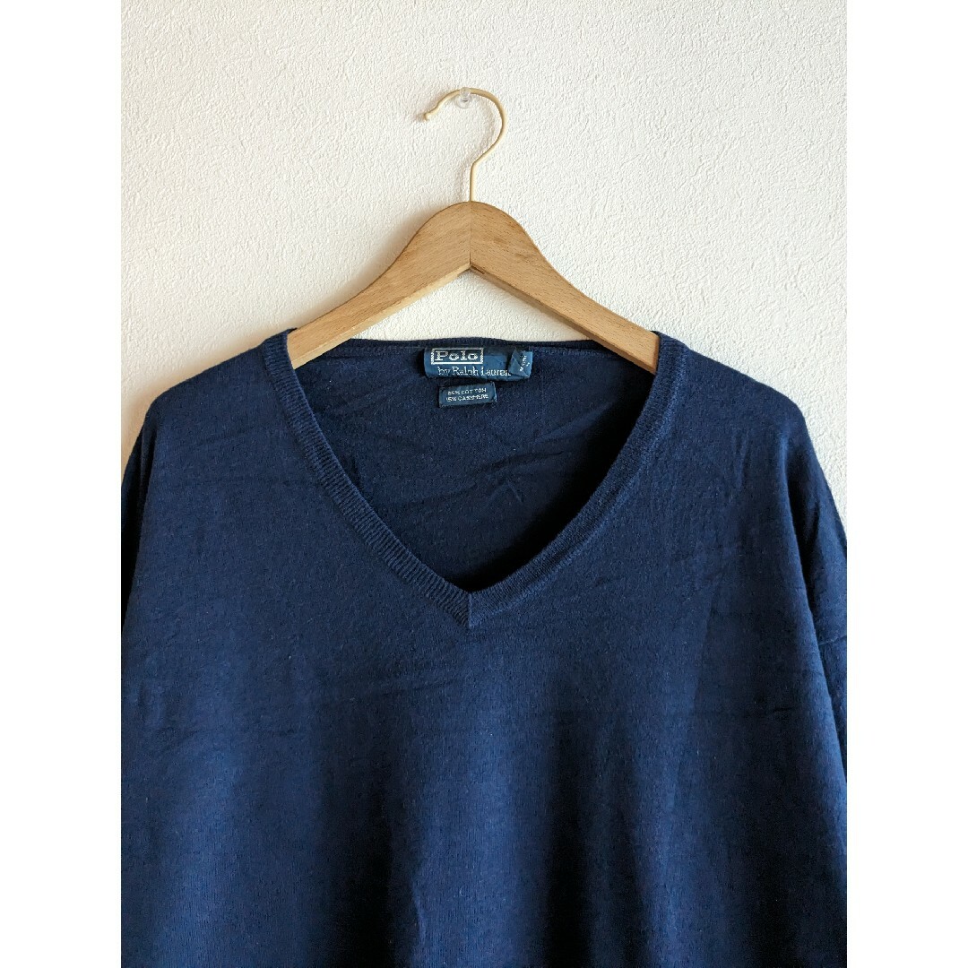 POLO RALPH LAUREN(ポロラルフローレン)のRalph Lauren COTTON CASHMERE V-NECK KNIT メンズのトップス(ニット/セーター)の商品写真