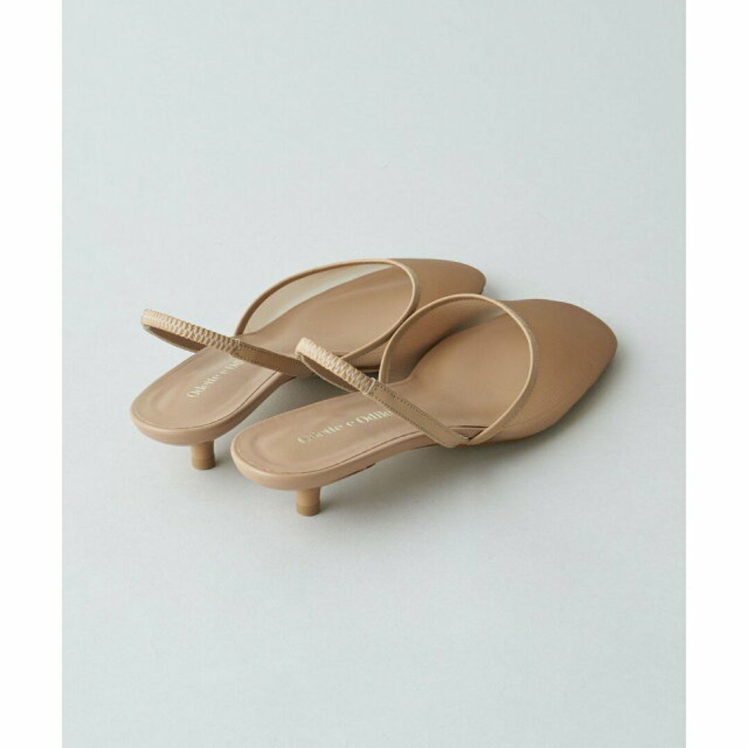 Odette e Odile(オデットエオディール)の【BEIGE】チュールバックベルト パンプス30↑ レディースの靴/シューズ(ハイヒール/パンプス)の商品写真