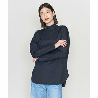 アストラット(ASTRAET)の【NAVY】<ASTRAET>C/P ハイネック プルオーバーブラウス(シャツ/ブラウス(長袖/七分))