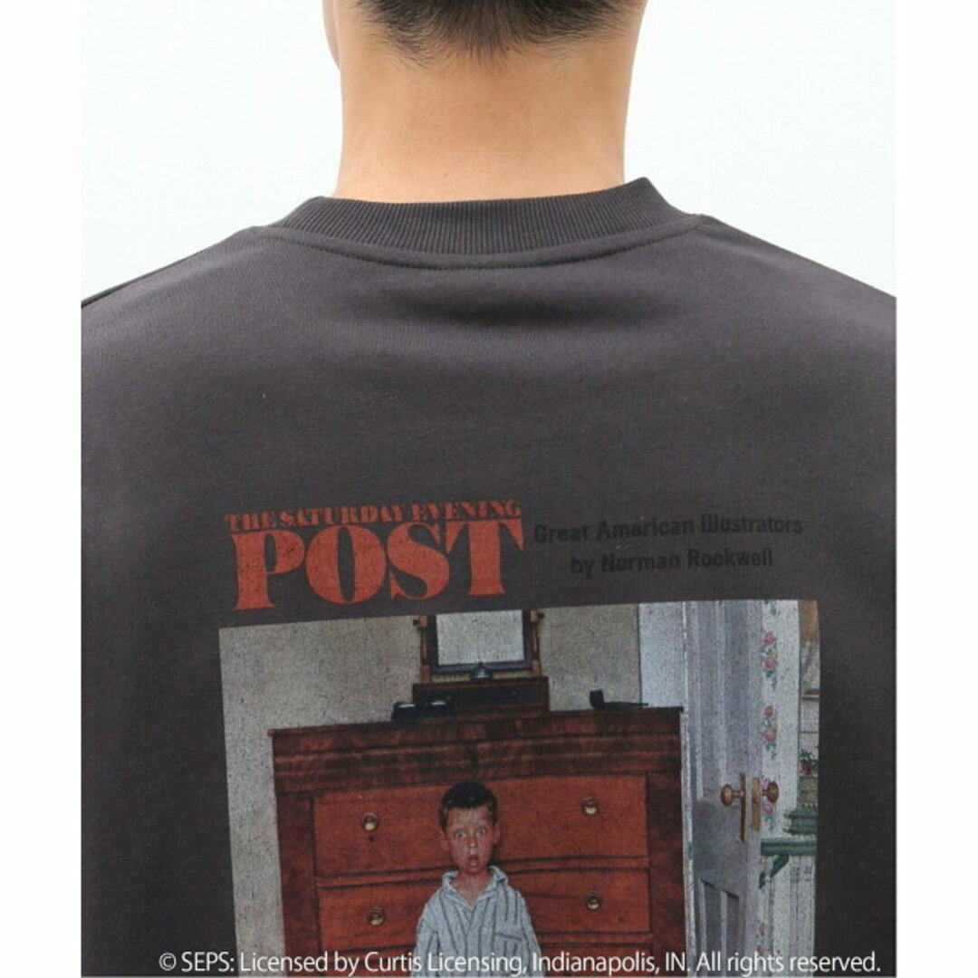 B.C STOCK(ベーセーストック)の【ブラック A】【THE SATURDAY EVENING POST】DISCOVERY PO メンズのトップス(Tシャツ/カットソー(半袖/袖なし))の商品写真