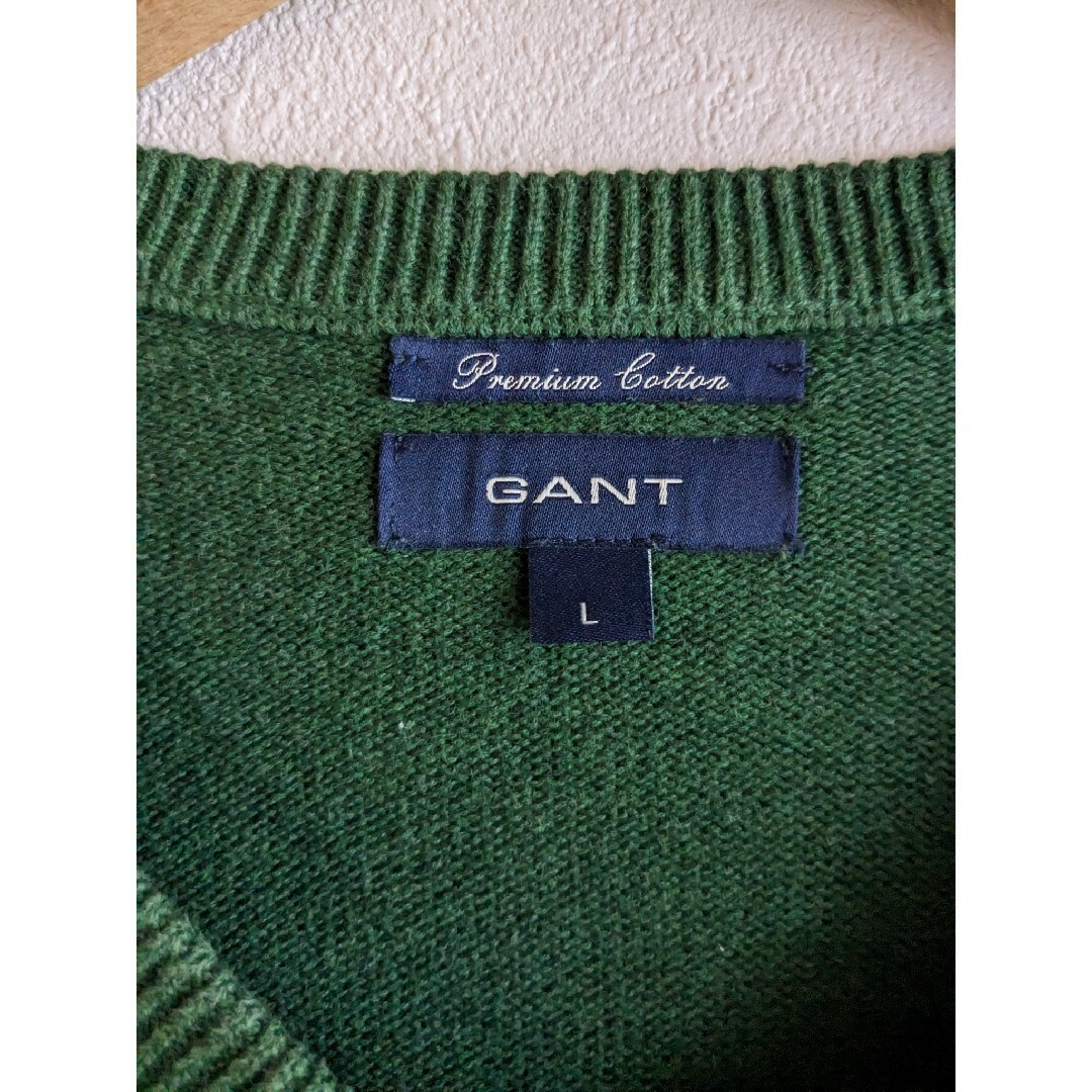 Ron Herman(ロンハーマン)のGANT Premium Cotton VNECK-KNIT メンズのトップス(ニット/セーター)の商品写真