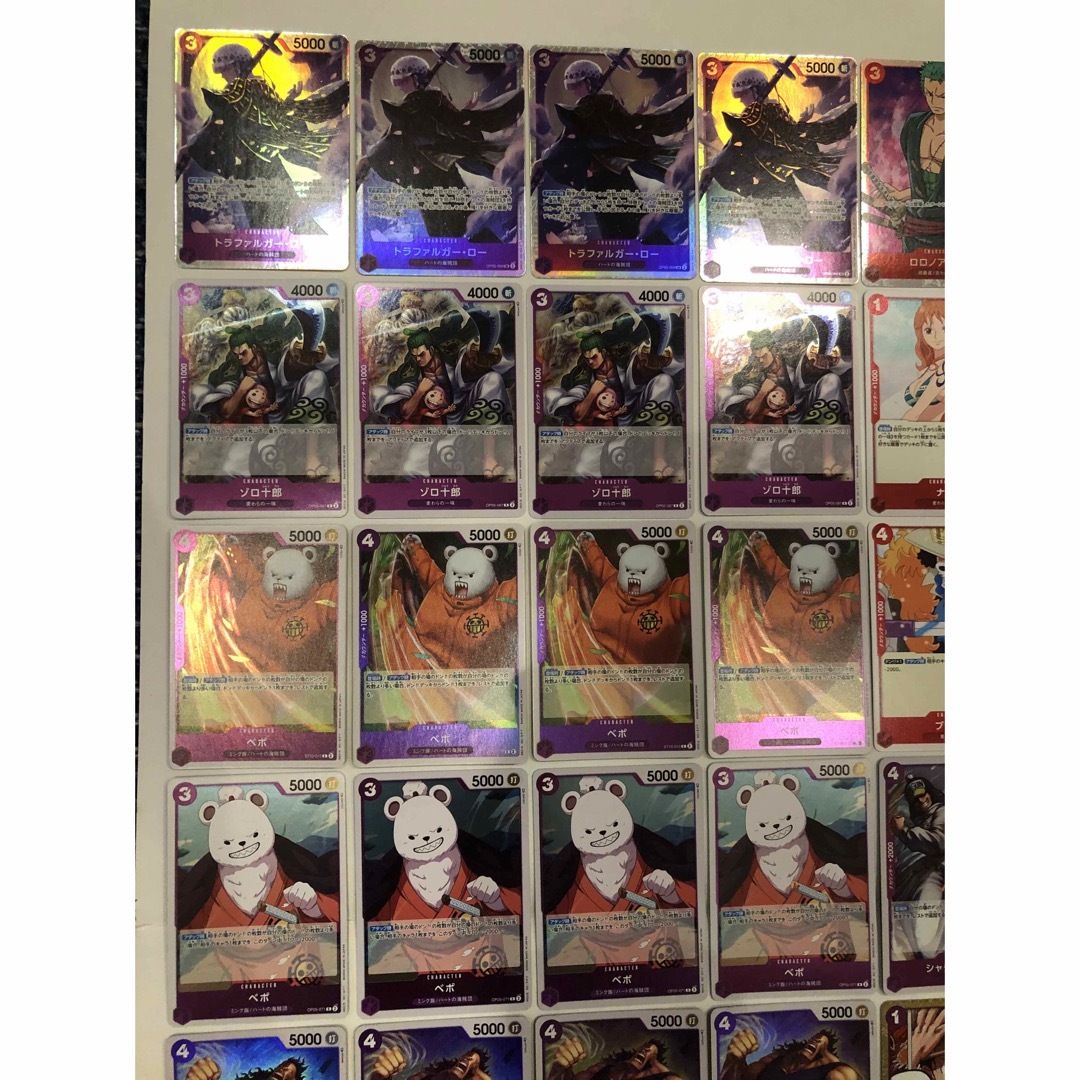 ワンピースカード　赤紫ロー　デッキ エンタメ/ホビーのトレーディングカード(Box/デッキ/パック)の商品写真