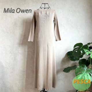 ミラオーウェン(Mila Owen)の【美品】ミラオーウェン　ニットロングワンピース(ロングワンピース/マキシワンピース)