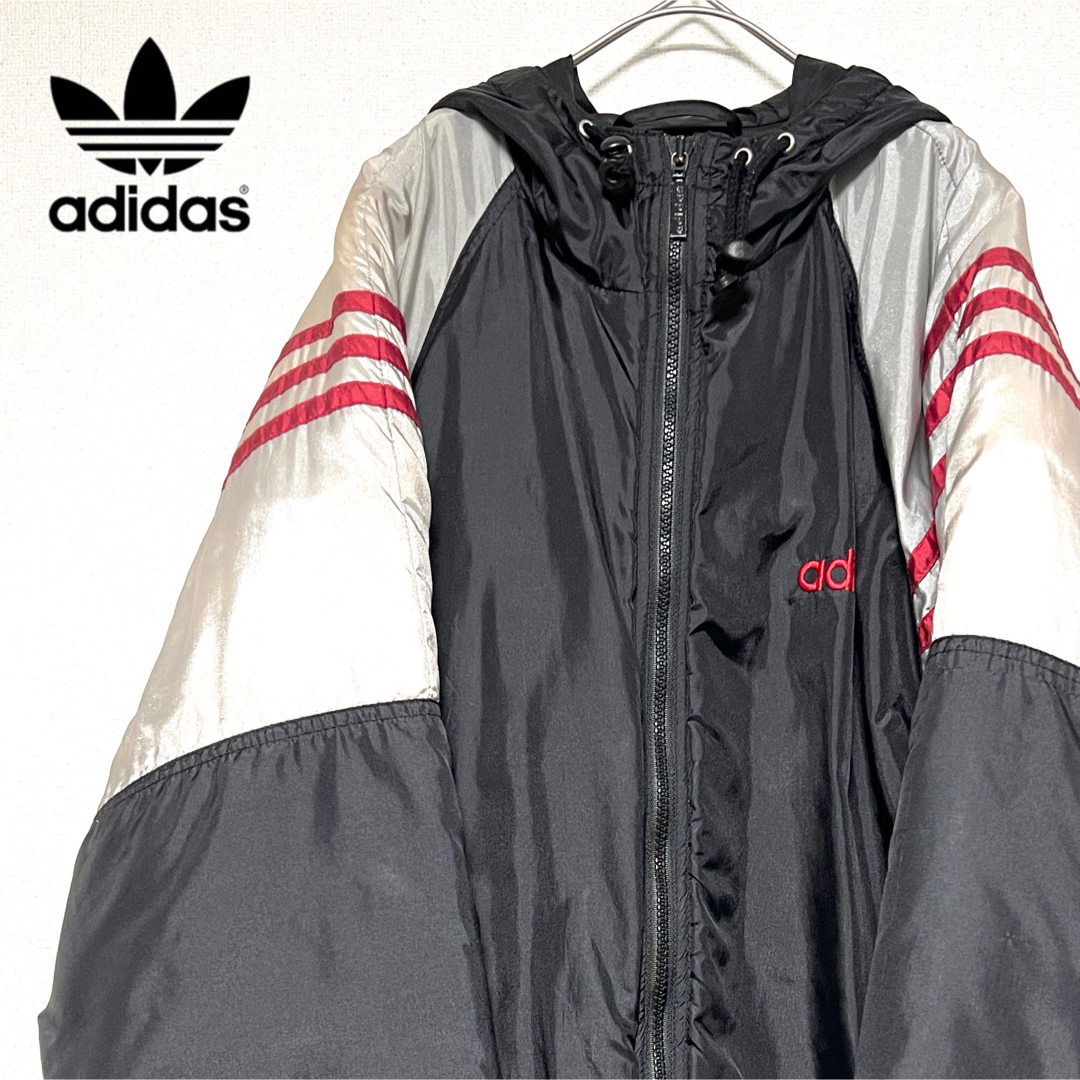 Originals（adidas）(オリジナルス)のadidas originals アディダス 中綿 ナイロンジャケット パーカー メンズのジャケット/アウター(ダウンジャケット)の商品写真