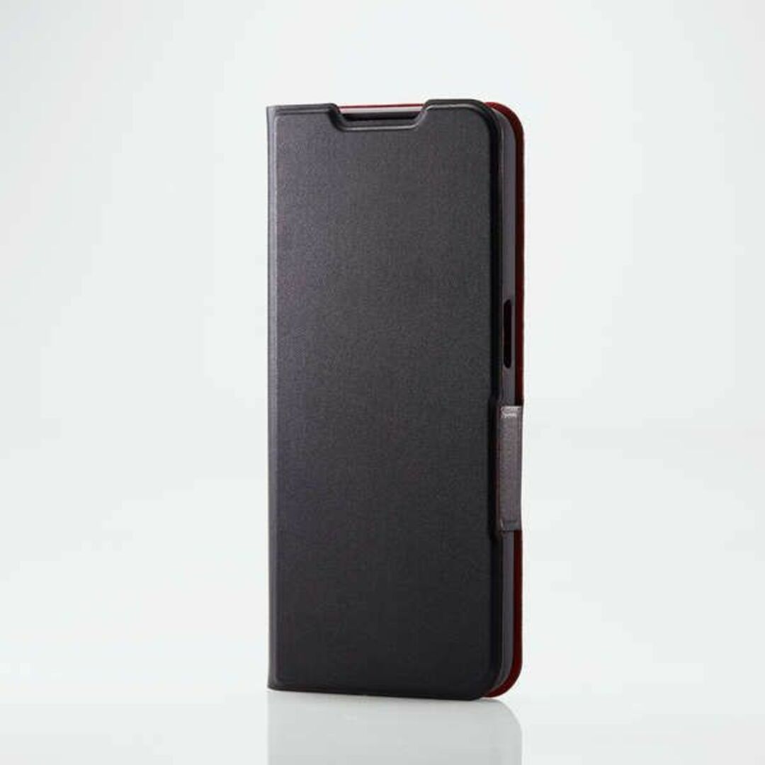 OPPO A54 5G 用 薄型 軽量 手帳型ケース 耐衝撃TPU ブラック  スマホ/家電/カメラのスマホアクセサリー(Androidケース)の商品写真