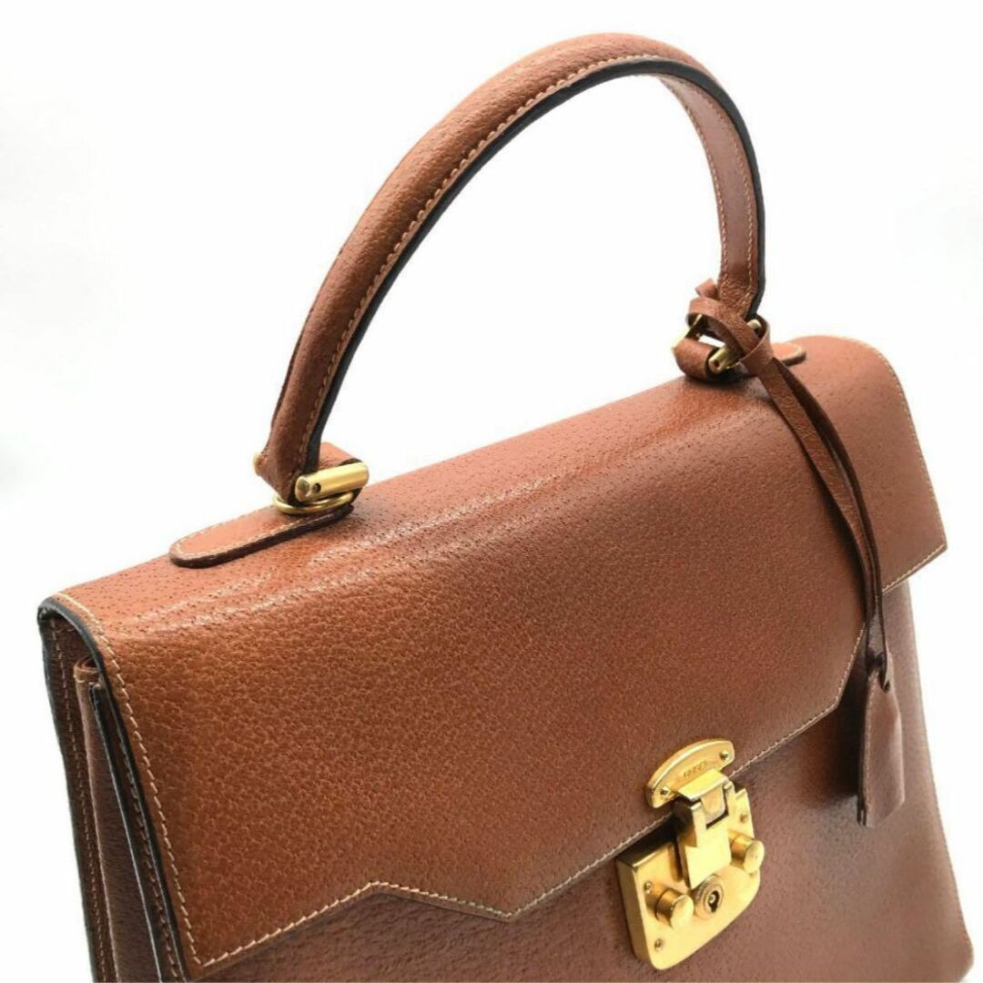 GUCCI グッチ レザー レディロック 2WAY ハンド バッグ M5078 GUCCI グッチ レザー レディロック 2WAY ハンド バッグ M5078