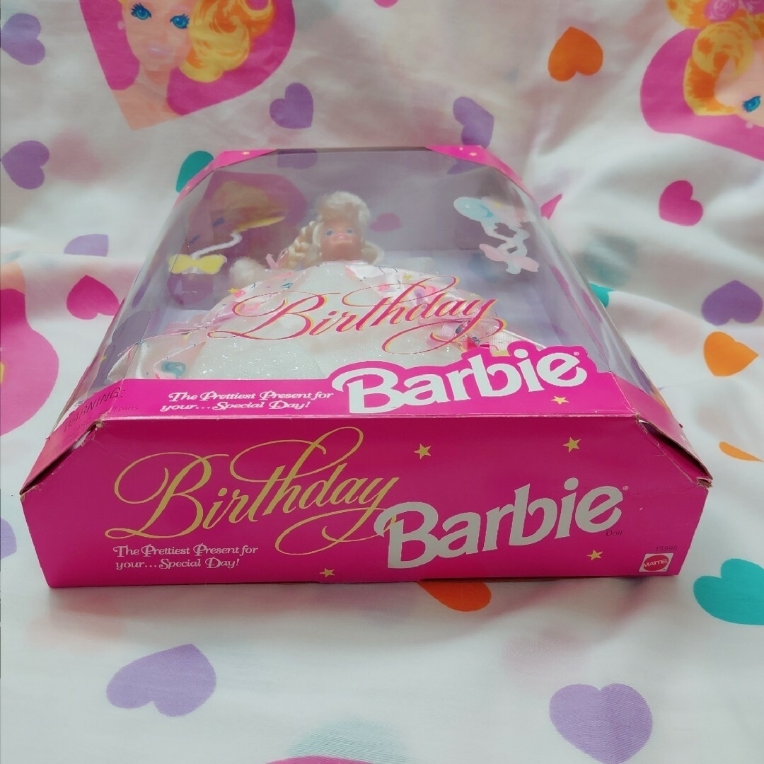 Barbie(バービー)のバービー　バースデーバービー　Birthday Barbie 1996年　90s エンタメ/ホビーのおもちゃ/ぬいぐるみ(キャラクターグッズ)の商品写真