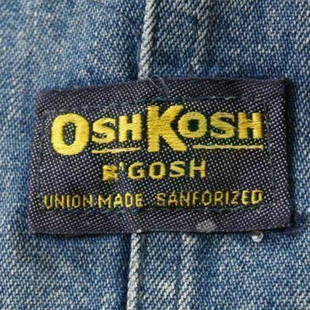 OshKosh(オシュコシュ)のオシコシ USA製 80s オーバーオール 7975ｃ ビンテージ 00 80 メンズのパンツ(サロペット/オーバーオール)の商品写真