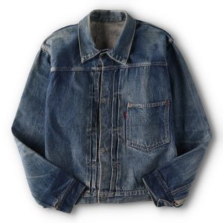 リーバイス(Levi's)の古着 希少レア 40年代 リーバイス Levi's S506XX ファースト1st 前期 デニムジャケット Gジャン メンズS ヴィンテージ /eva000630(Gジャン/デニムジャケット)