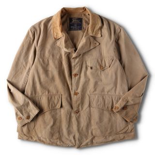 バーバリー(BURBERRY)の古着 ~40年代 バーバリー Burberry's × Abercrombie&Fitch アバクロンビーアンドフィッチ ハンティングジャケット メンズXL ヴィンテージ /eva000738(その他)