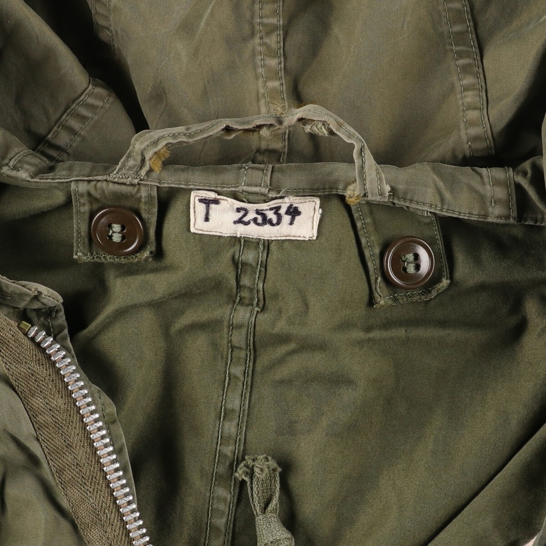 古着 50年代 米軍実品 M-51 U.S.ARMY フィールドパーカー モッズコート USA製 メンズS ヴィンテージ /eva000757 メンズのジャケット/アウター(モッズコート)の商品写真