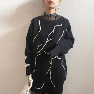 アメリヴィンテージ(Ameri VINTAGE)のameri vintage アメリ nude line knit (ニット/セーター)