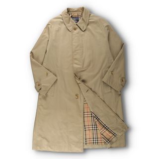 バーバリー(BURBERRY)の古着 80年代 バーバリー Burberry's コットン100% 一枚袖 ステンカラーコート バルマカーンコート 英国製 メンズL ヴィンテージ /eva000775(ステンカラーコート)