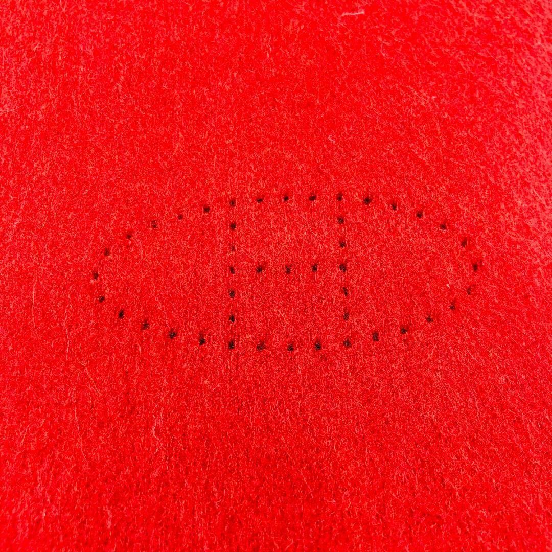 HERMES エルメス マフラー カシミヤ100% オレンジ ボルドー HERMES エルメス マフラー カシミヤ100% オレンジ ボルドー