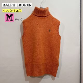 ラルフローレン(Ralph Lauren)の【美品♡】RALPH LAUREN インパクト21 タートルネック　ノースリーブ(ニット/セーター)