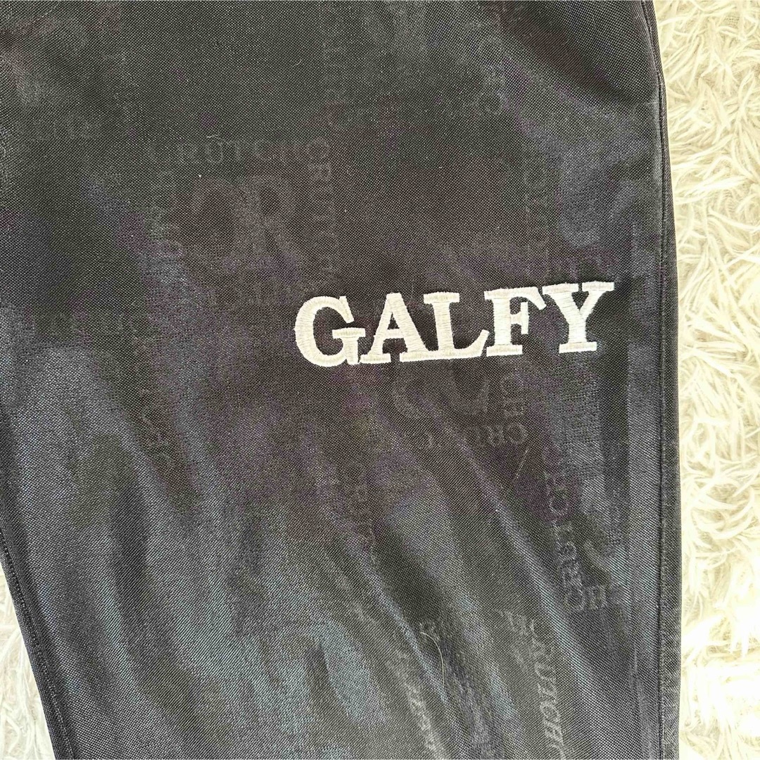 GALFY(ガルフィー)の【GALFY】 ガルフィー トラックパンツ ジャージ 総柄 ブラック メンズのパンツ(その他)の商品写真