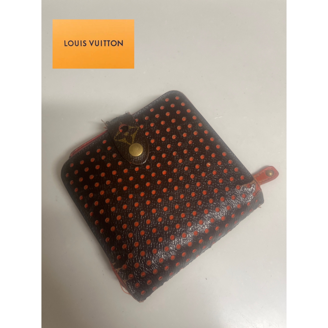 メンズLOUIS VUITTON モノグラム ペルフォ 2つ折り財布 ジャンク品