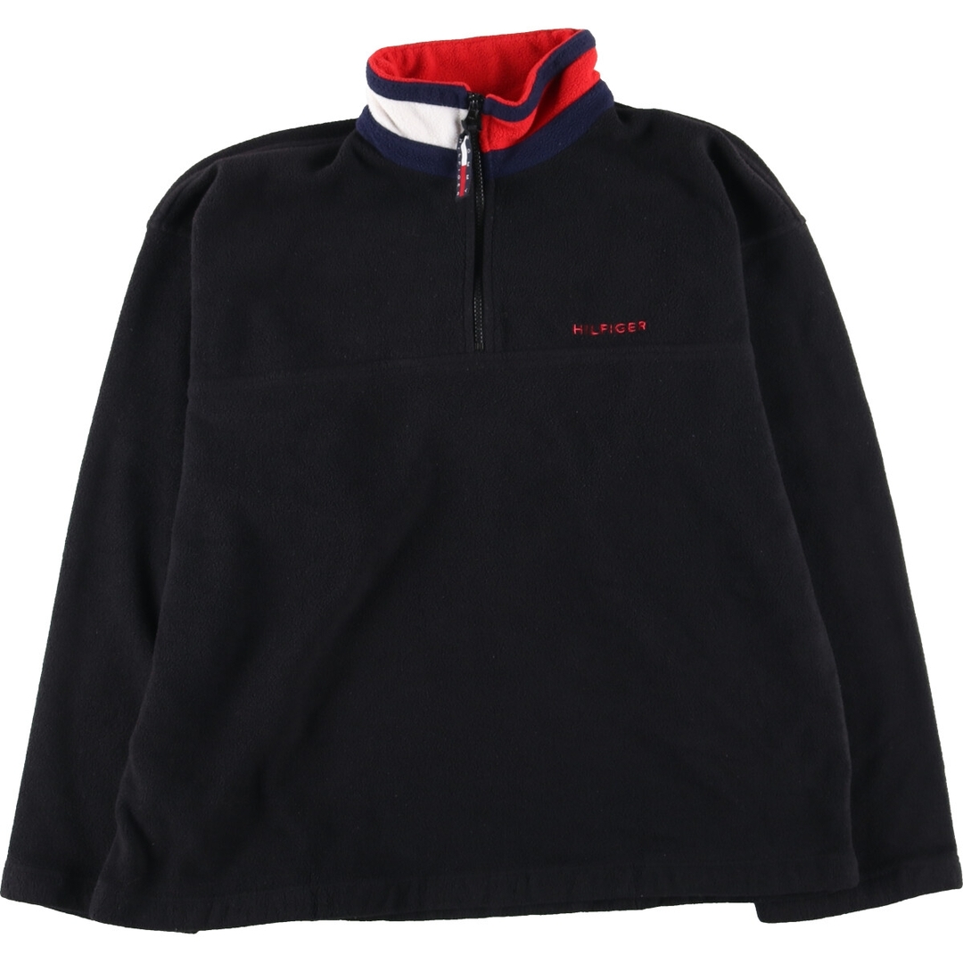 TOMMY HILFIGER(トミーヒルフィガー)の古着 90年代 トミーヒルフィガー TOMMY HILFIGER ハーフジップ フリースプルオーバー メンズL ヴィンテージ /eaa407809 メンズのジャケット/アウター(その他)の商品写真