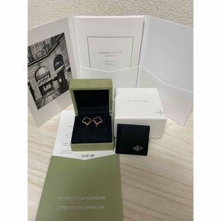 ヴァンクリーフアンドアーペル(Van Cleef & Arpels)のrara 様専用★ヴァンクリーフ　ヴィンテージアルハンブラ　オニキス　ピアス(ピアス)