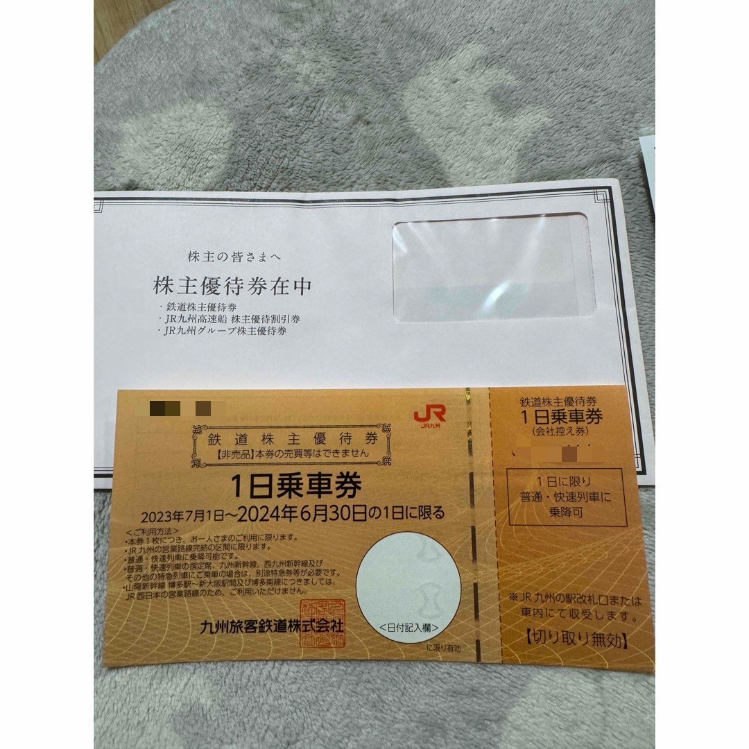 JR九州株主優待 チケットの優待券/割引券(その他)の商品写真