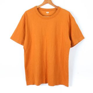 ユニクロ(UNIQLO)のユニクロ 半袖Tシャツ ユニクロユー 大きいサイズ メンズ XLサイズ ブラウン UNIQLO(Tシャツ/カットソー(半袖/袖なし))