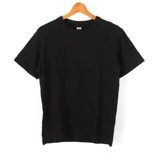 ユニクロ(UNIQLO)のユニクロ 半袖Tシャツ ユニクロユー クルーネック メンズ Sサイズ ブラック UNIQLO(Tシャツ/カットソー(半袖/袖なし))