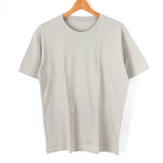 ユニクロ(UNIQLO)のユニクロ 半袖Tシャツ クルーネックTシャツ メンズ Lサイズ グレー UNIQLO(Tシャツ/カットソー(半袖/袖なし))