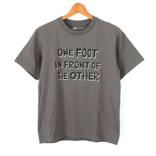 ユニクロ(UNIQLO)のユニクロ 半袖Tシャツ UT ドライ機能 YUSUKE HANAI メンズ Sサイズ グレー UNIQLO(Tシャツ/カットソー(半袖/袖なし))