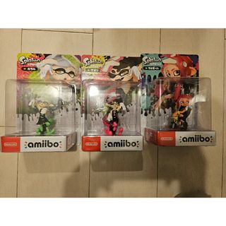 amiibo スプラトゥーン 3種類(ゲームキャラクター)