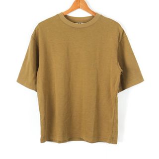 ユニクロ(UNIQLO)のユニクロ 半袖Tシャツ ユニクロユー エアリズム メンズ Mサイズ カーキ UNIQLO(Tシャツ/カットソー(半袖/袖なし))