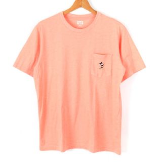 ユニクロ Tシャツ・カットソー(メンズ)（オレンジ/橙色系）の通販 200